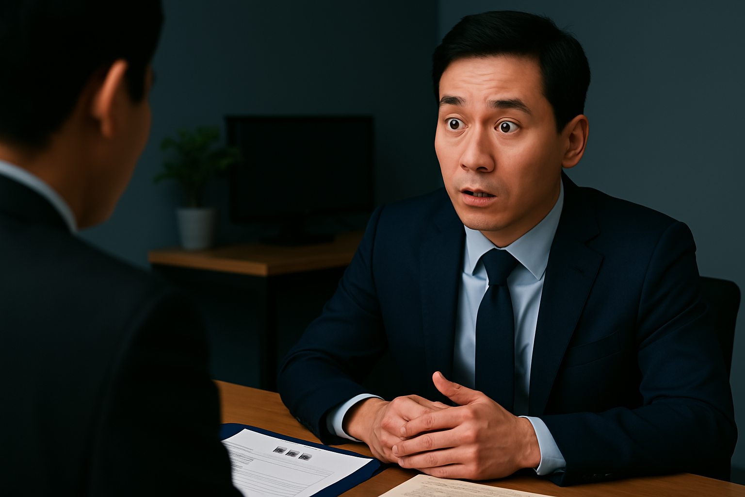 40代社内SE面接の現実を表現したアイキャッチ画像。転職8回の実体験による想定外の質問と成功戦略